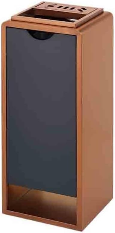 Portacenere Colonna in acciaio inox Blackgold da pavimento, corridoio, corridoio, hotel, club, sala, cestino for rifiuti, lobby, verticale