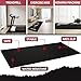 BalanceFrom High-Density Gym Equipment Floor Mat, 1/4-Inch Thick PVC – Non-Slip Flooring for Treadmill, Stationary Bike, Elliptical Trainer, Weight Bench, and Heavy Exercise Machines