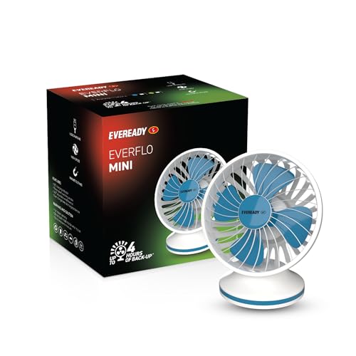 Image of Eveready FE01 Everflo mini Rechargeable Fan | Blue