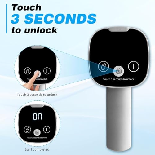 Image of KONVIO NEER Water Dispenser Pump for 20L Bottle | Smart Touch Electric | LED Display | 200 /600 /800ML Quantitative & Continuous Modes | Type-C Rechargeable 1200 Mah Pump | Food-Grade Silicone (1 Pack)