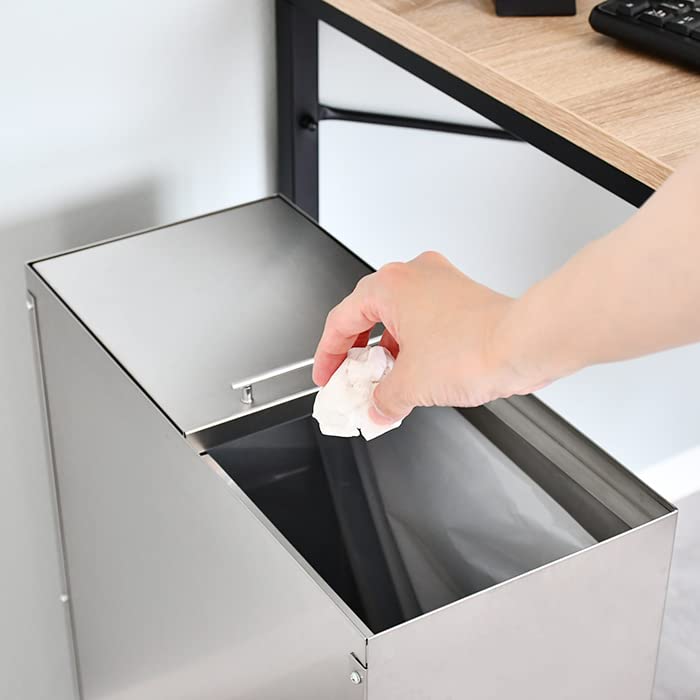 Amazon｜[足立製作所] ステンレスダストボックス 【45L袋用】 日本製