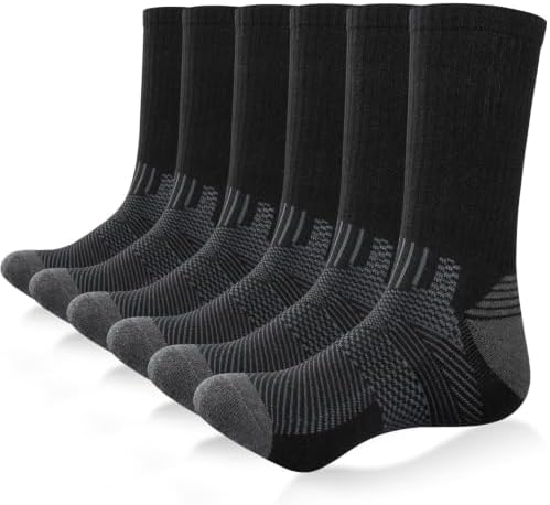 Ruixue Merino Wandersocken Herren & Damen, Outdoor Socken Trekkingsocken, Merinowolle Sportsocken Laufsocken Sneakersocken für Herren, Damen & Kinder[3 Paar]