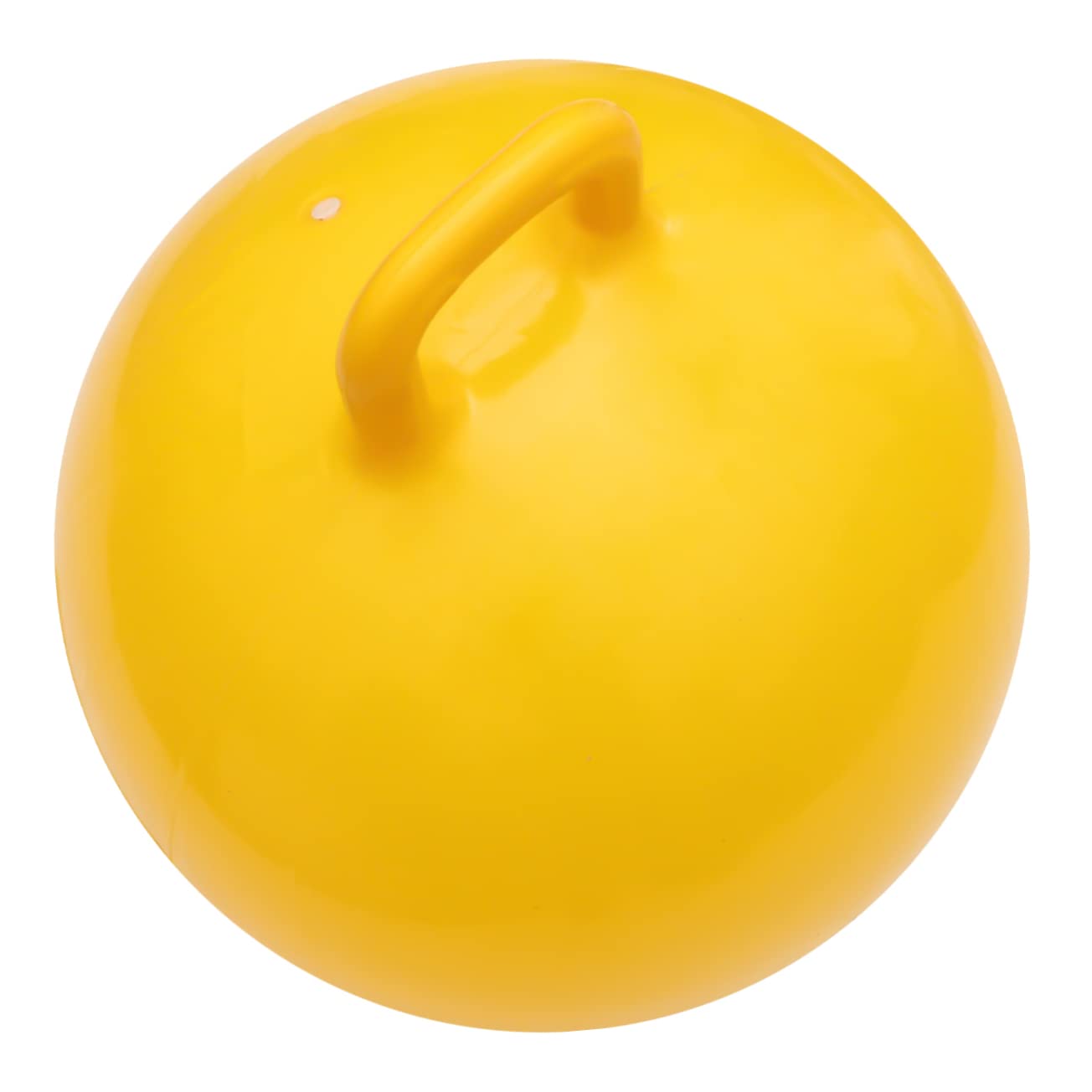 Milisten Inflatable Bounce Ball Yellow Jumping for Indoor Promotes Coordination Ages