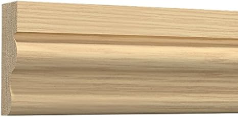 Amazon モールディング 廻り縁 チェアレール フレーム サンメントth 天然木製 Nth018 モールディング モール材