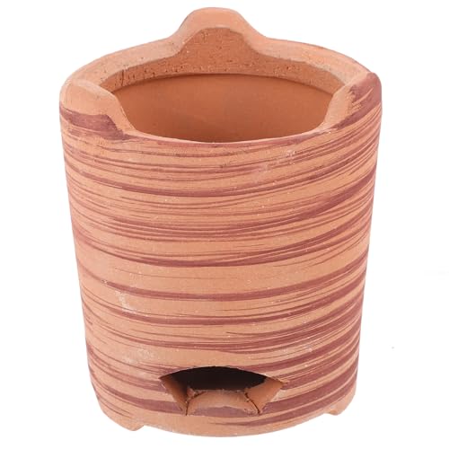 Estufa portátil de carbón de arcilla para cocinar al aire libre, hoguera personal compacta y parrilla de balcón, ideal para acampar y barbacoa en casa, ligera y fácil de usar