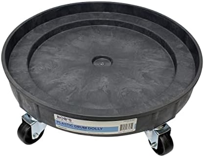 BISupply Plastic 30 55 Gal Drum Dolly Barrel Cart Barrel Dolly for 55 Gallon Drum Dolly 55 Gallon 30 Gallon Drum Dolly