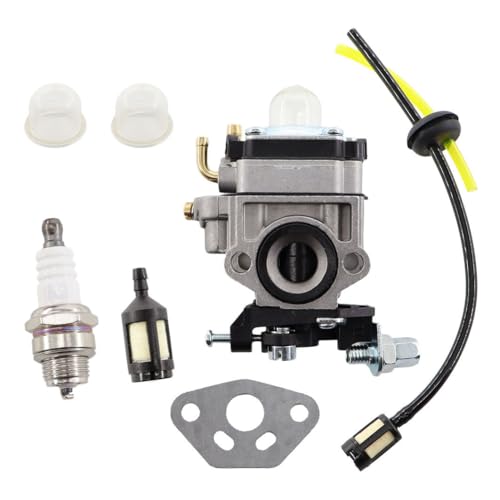 MCHNIC 11mm Pièce de rechange Carburateur pour 22cc 26cc 33cc 34cc 36cc taille-haie, débroussailleuse, tronçonneuse Carburateur Moteur de tondeuse à gazon
