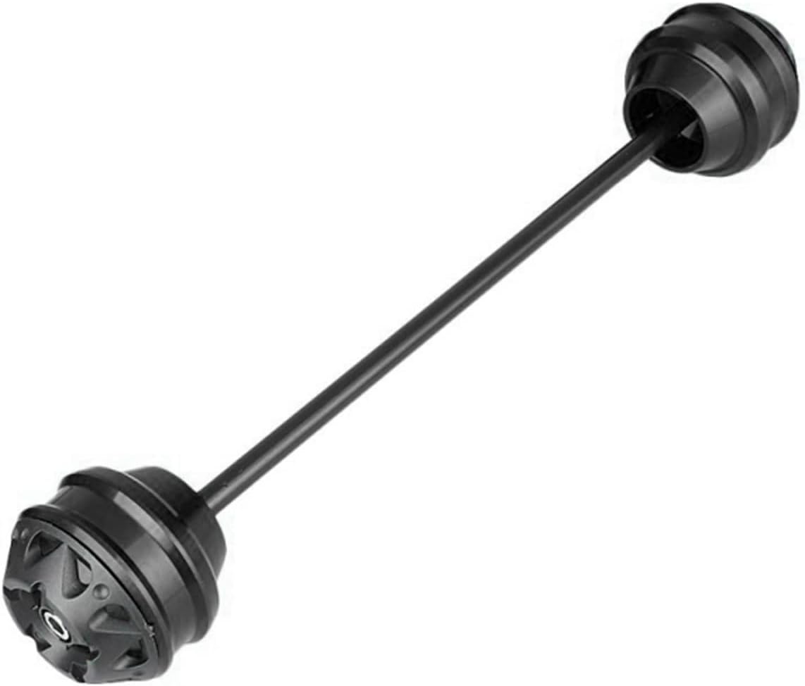 For KAWASAKI Z650 Z900 Z900RS Z750 Z750S Z750R Z 650 750 900 RS Front And Rear Axle Sliders Fork Wheel Protection Crash Pad Kit Decorate (Color : Front wheel black)