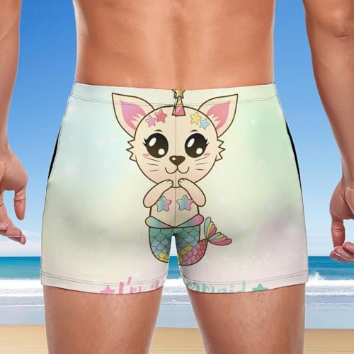 Swimming trunks chat sirène confortable pour la piscine et le surf