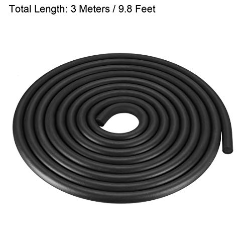 Joint d'étanchéité caoutchouc mousse noir 9 mm 3 m haute densité résistant - 3