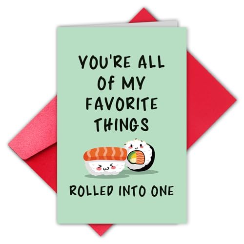 TQDaiker Sushi Valentine’s Card