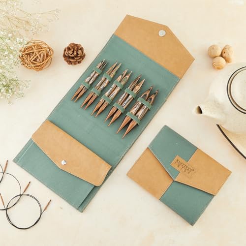 Image of Knitter's Pride Terra Chunky Interchangeable Needle Set 5 inch inch (13cm) - 5 US Sizes (11 to 19)