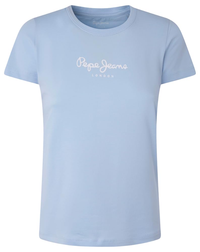 Pepe Jeans Women's Bleu T-Shirt New Virginia