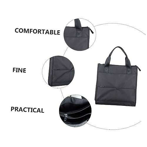 1pc Portable Business Handbag Large Capacity Multi-storage Bag for Travel and Work Stylish Men's Briefcase for Laptop Books3