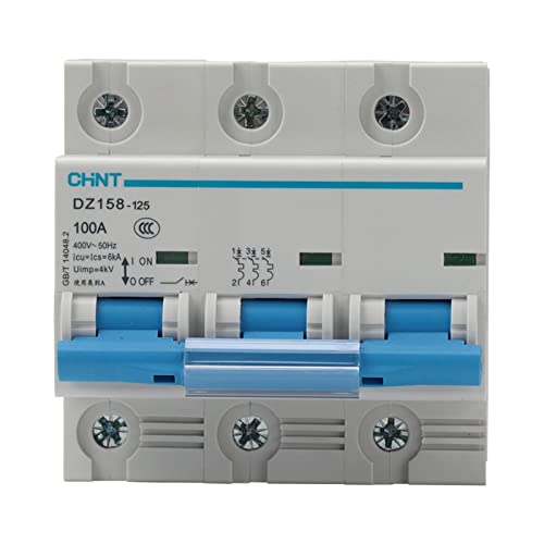Disjoncteur à air DZ158-125 4P 100A pour tableau électrique