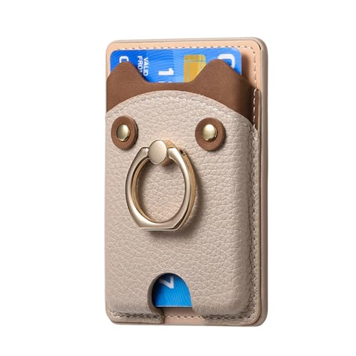 Adhesive Phone Card Holder with Foldable Stand & Anti-Slip Textured Design for Secure Smartphone Storage Adhesive Back Phone Car