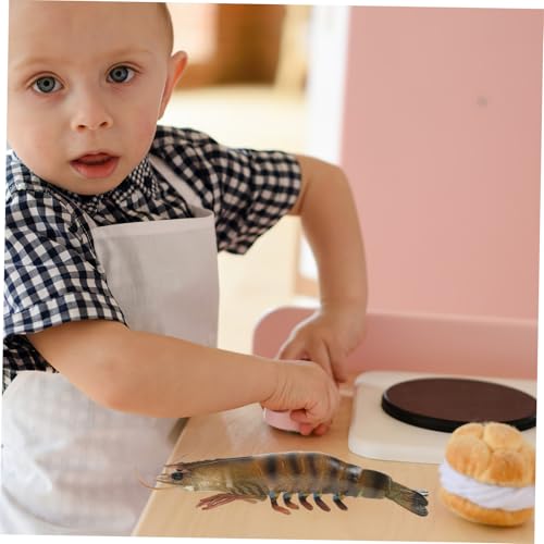 SOPOTUTU Garnelenspielzeug Für Junge Mädchen Lernen Meerestierspielzeug Figuren Junge Mädchen Spielzeug Haushaltsspielzeug Pädagogisches Lernspielzeug Interessantes Kinderspielzeug Realisti