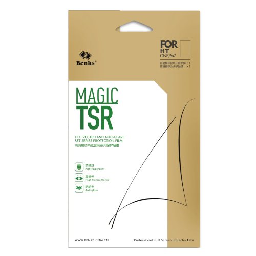 Magic TSR Benks Film Protector Protección Pantalla Cristal LCD y Camera para HTC One M7