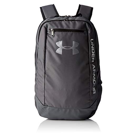 Under Armour UA Hustle Backpack LDWR Mochila Hombre Gris (Graphite/Graphite/Silver 040) Talla única