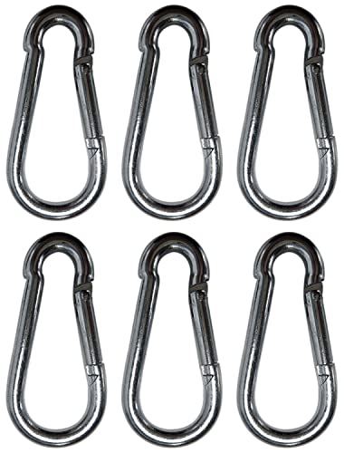 Citronic | Karabiner für einfaches Koppeln von Augenbolzen oder Aufhängungspunkten | 6 Stück Cover