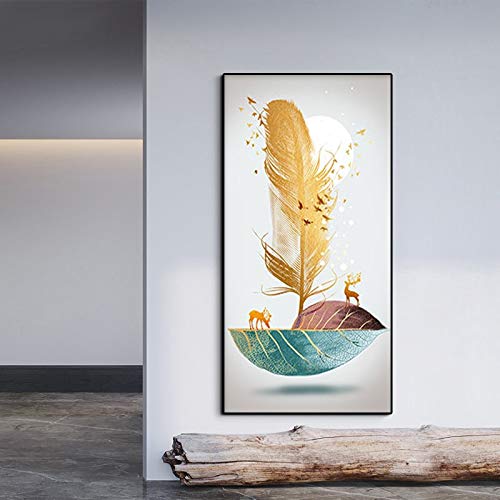 Peinture Diamant Strass Complet pour combler un grand mur vide blanc