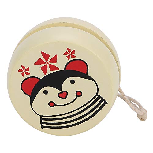 Lindo Yoyo de Madera Bola de Juguete Patrón de Dibujos Animados Educación Temprana Enseñanza Niño Niño Naranja Princesa Rosa Corazón Escarabajo Rana Abeja 6 * 6 Cm 31,4 G para