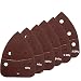 60X Mouse Detail Sander Sandpaper Sanding Paper Hook & Loop Assorted 60 80 120 180 240 320 grits 5.5" x 3.875" Grit For Black & Decker, Craftsman, Ryobi Cat Mouse, Skil,