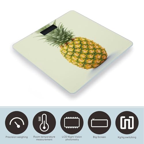Báscula de baño digital con plataforma de vidrio templado miniatura 3