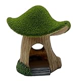 ZGUZMCMK Aquarium Mushroom House Aquarien Dekoration Harzverarbeiteter Pilzhaus Spawnhöhle mit Verstecktem Cottage Und Lebendiger Landschaft für Geschenk Heimd, Stil A