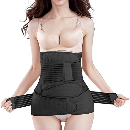 Postpartale Unterstützung Bauchband Nach Geburt - Postpartale Bauch Wrap Gürtel, Bauchgurt Für Nach Der Geburt Postpartale Bauchband, Postpartale Unterstützung Recovery Bauch Korsett (L) Cover