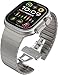 Cinturino Originale Titan Compatibile con Apple Watch Cinturino Ultra1 2 3, Se, Serie 11/10/9/8/7/6/5/4/3/2/1 49mm 46mm 45mm 44mm 42mm 41mm 40mm 38mm, Uomini E Donne in Metallo in Acciaio