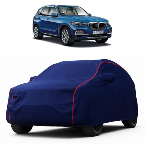 Image of Heavy-Duty Car Cover for Compatible with BMW X5 (2023 to 2025 All Models) Deluxe Car Protection Cover - Waterproof & UV-Resistant All-Season Exterior Protection