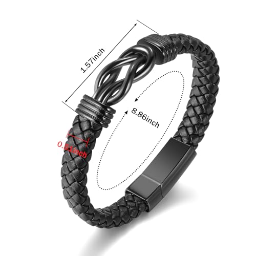 XIUDA Urn Bracelet for Ashes Cremation Jewelry for Human Ashes Stainless Steel Cremation Bracelet Memorial Ashes Keepsake for Women Men2