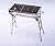 Stainless Steel Charcoal Grill Kebab BBQ Portable Mangal