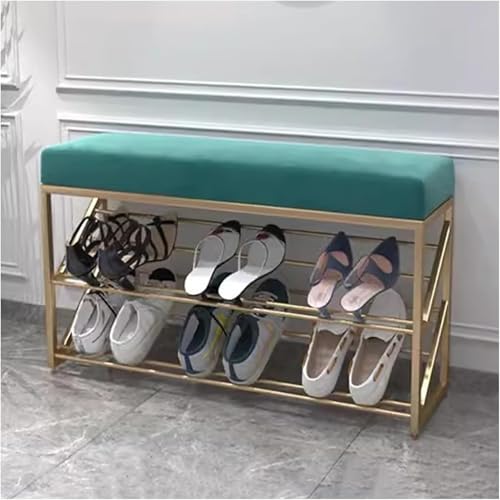 Banco para Zapatos en el Pasillo, Espacio de Almacenamiento para Espacios pequeños, Banco de Entrada ultraestrecho con Espacio de Almacenamiento para Zapatos, Estante de almacenami