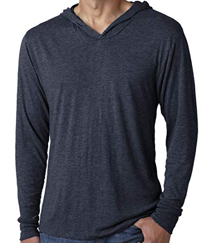 EXIT 26 Men's Tri-blend Long Sleeve T-shirt Pullover Lightweight Hoodie2