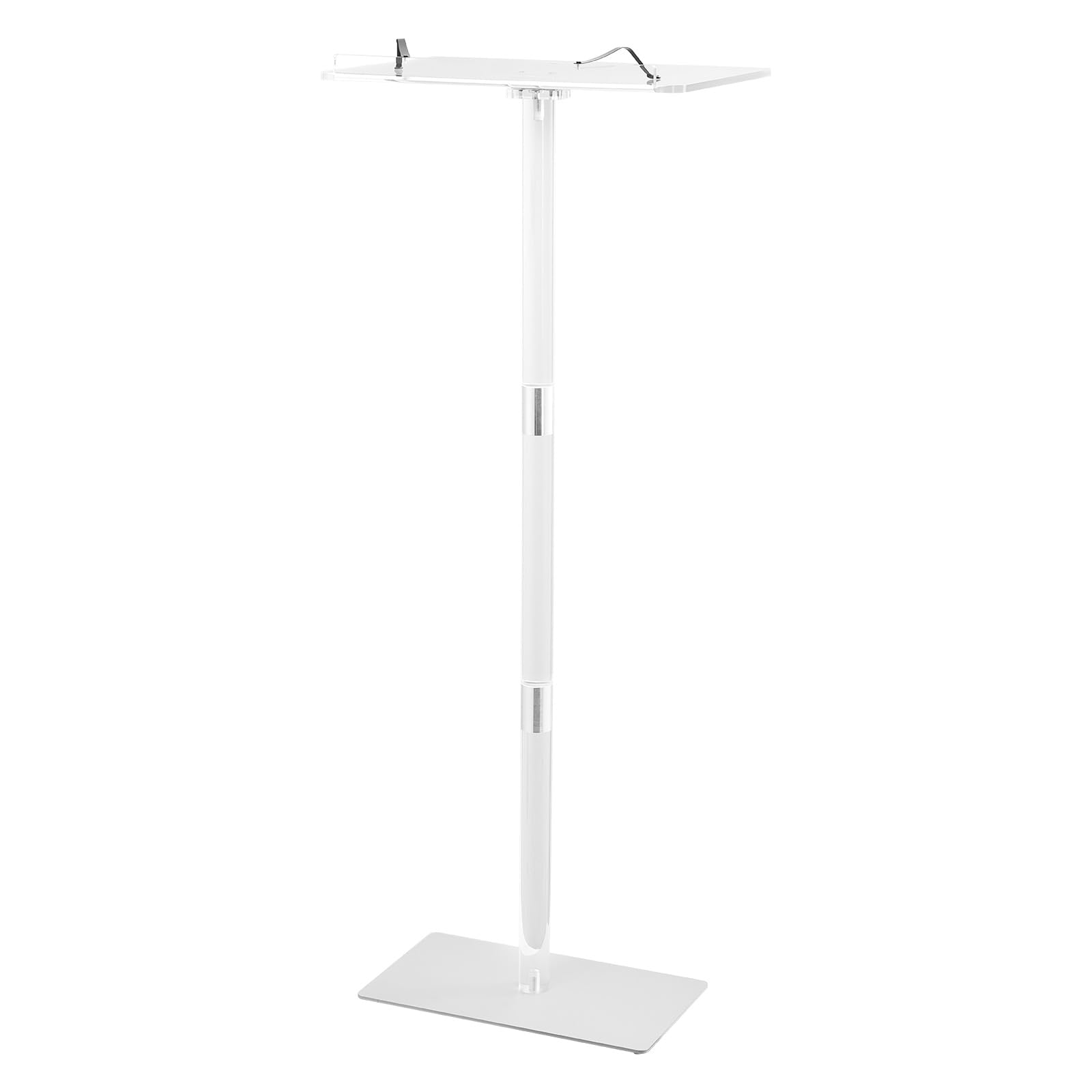 VEVOR Supporto per Podio, Capacità di Peso 4,8 kg Podio per Conferenze con Ampia Superficie di Lettura, Fermalibri, Angolazione Regolabile, da Terra, per Aule, Matrimoni, Lezioni e Concerti