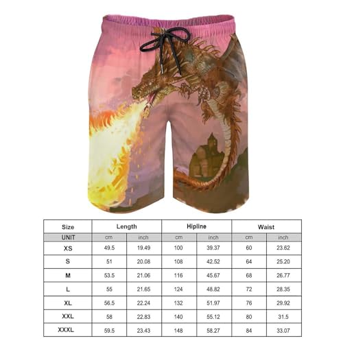 Swim trunk UMENG dragon de feu taille S cordon de serrage - 2