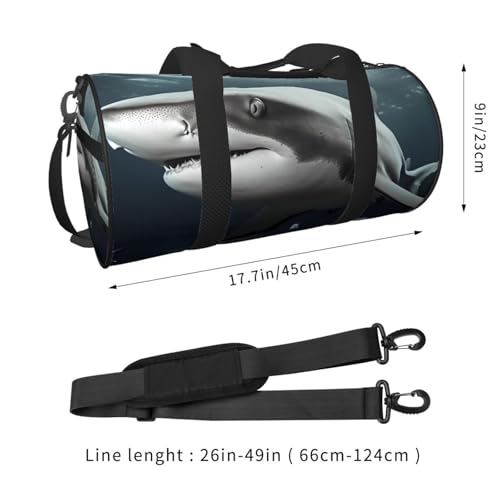 Travel Duffle Bag Weekender Bags For Men Women With Shoe Compartment Large Capacity Weekender Overnight Bag Shark Carry On Tote Bags Sport Gym Bag For Travel Yoga2