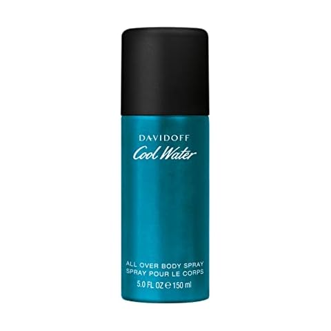 DAVIDOFF Cool Water Man Deodorant Natural Spray, All Over Body Spray, aromatisch-frischer Herrenduft, 150ml Cover