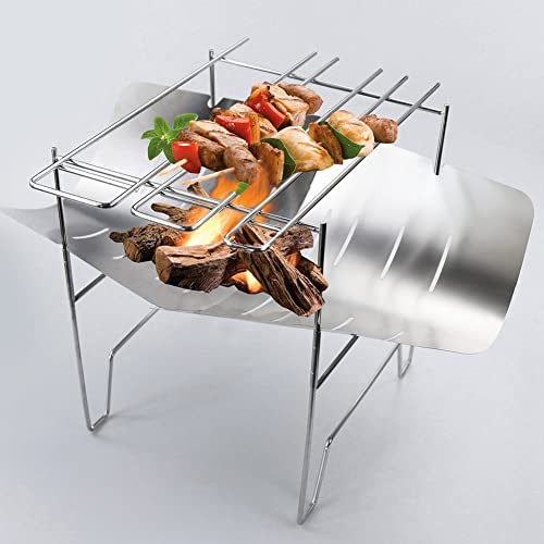 TJLSS Houtkachel Kampvuur Hout Brandverwarmer Fornuis Outdoor Camping Draagbare Verwarming Fornuis BBQ Fornuis (Color : B) - Image 5