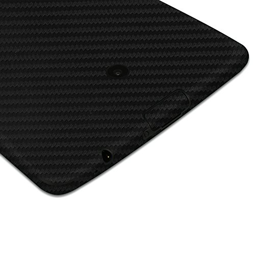 Skinomi Black Carbon Fiber Full Body Skin Compatible With Lg G Pad 7.0 (Full Coverage) Techskin With Anti-Bubble Clear Film Screen Protector #TOP2