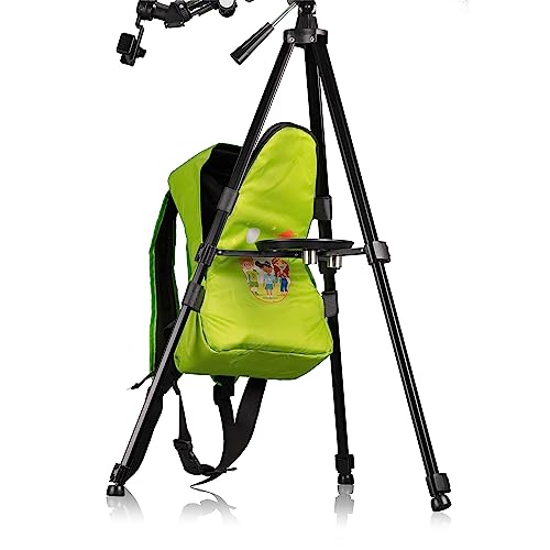 Bresser Junior Kinderteleskop 70/400 Linsenteleskop für Kinder ab 8 Jahren, Astronomie Einsteiger...