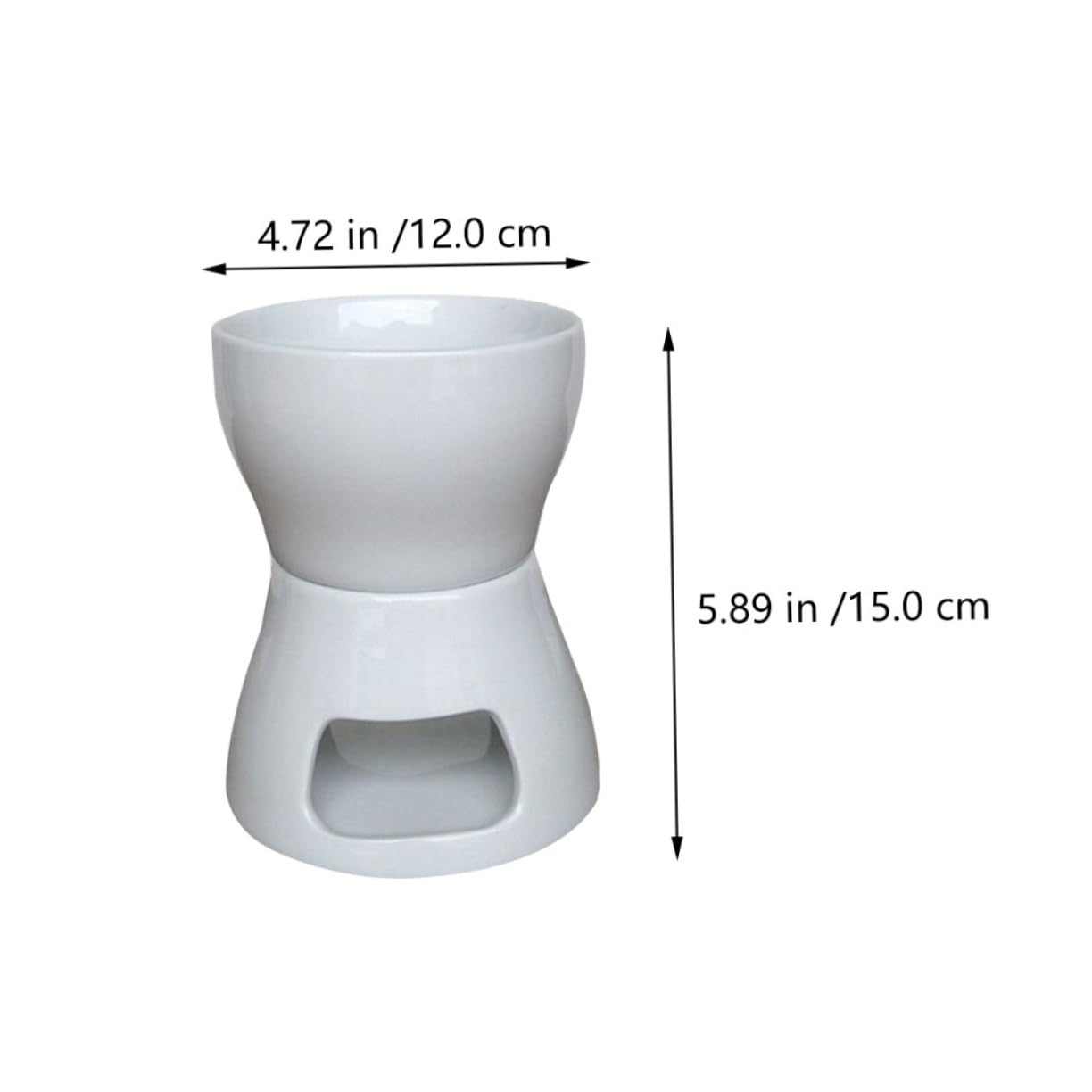 SOLUSTRE 1 Set Ceramic Chocolate Melting Furnace and Cheese Melting Stove DIY Heating Tool for Home Use for Parties Baking and Afternoon Tea