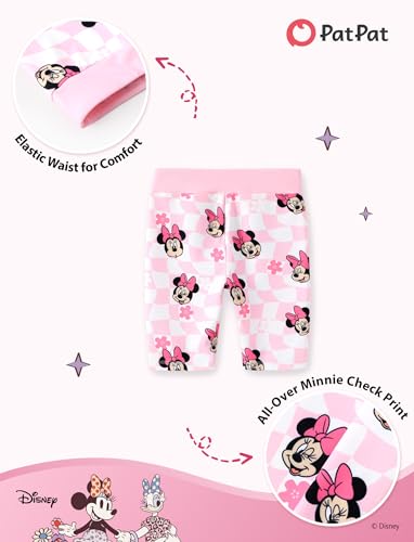Image of Disney Stitch丨 Frozen丨 Minnie Mouse丨Princess丨Winnie Tank Top+Dolphin Shorts Girls Outfits Workout Athletic Set Summer