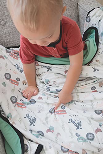 Image of Copper Pearl Jumbo 3-Layer Baby Blanket: Soft Baby Quilts for Boys and Girls | Breathable, Cozy, Toddler Blanket | Baby Quilt for Newborns | 60x72 Premium Material | Jo