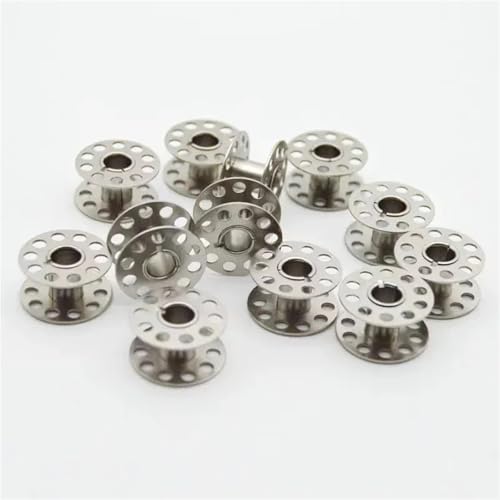 Bobinas de metal para máquina coser con devanado estable anti enredos 5