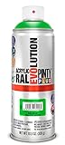 Se seca en 15 minutos Evolution Pinty RAL 6018 Bomb - Pintura acrílica 400 ml, color verde/amarillo
