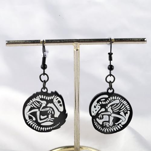 CENWA Dinosaur Bones Earrings Sleeping Dinosaurs Charm Jewelry Halloween Jewelry3