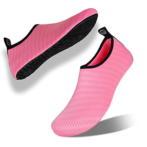 Image of WateLves Womens and Mens Kids Water Shoes Barefoot Quick-Dry Aqua Socks for Beach Swim Surf Yoga Exercise